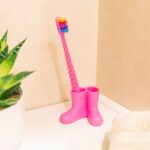 Toothbrush Holder Pink Boots (2)