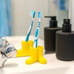 Toothbrush Holder Yellow Boots (2)