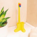 Toothbrush Holder Yellow Boots (3)