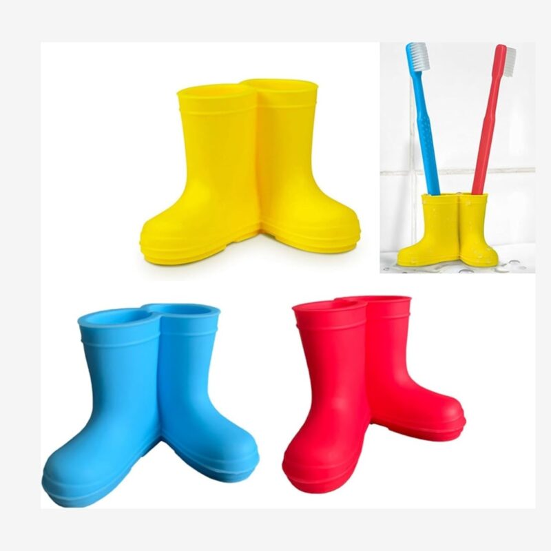 Toothbrush Holder Yellow Boots (6)
