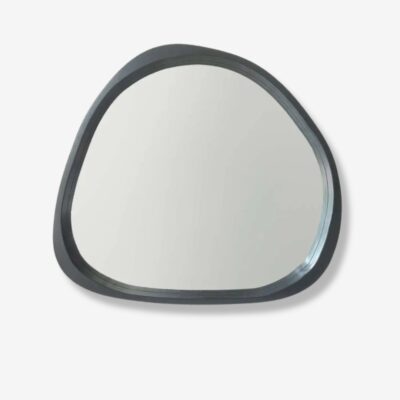 Wall Mirror Salomone Mat Black 57cm 