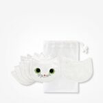 Washable Makeup Remover 6 Set White