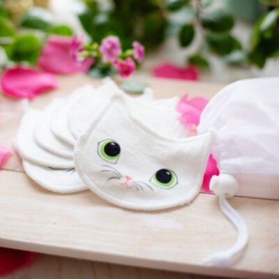 Washable Makeup Remover 6 Set White (2)