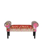 Bench wing patchwork red (1)
