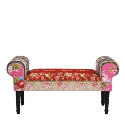 Bench wing patchwork red