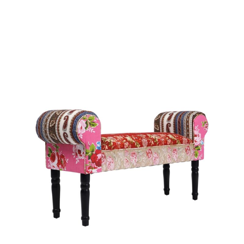 Bench wing patchwork red