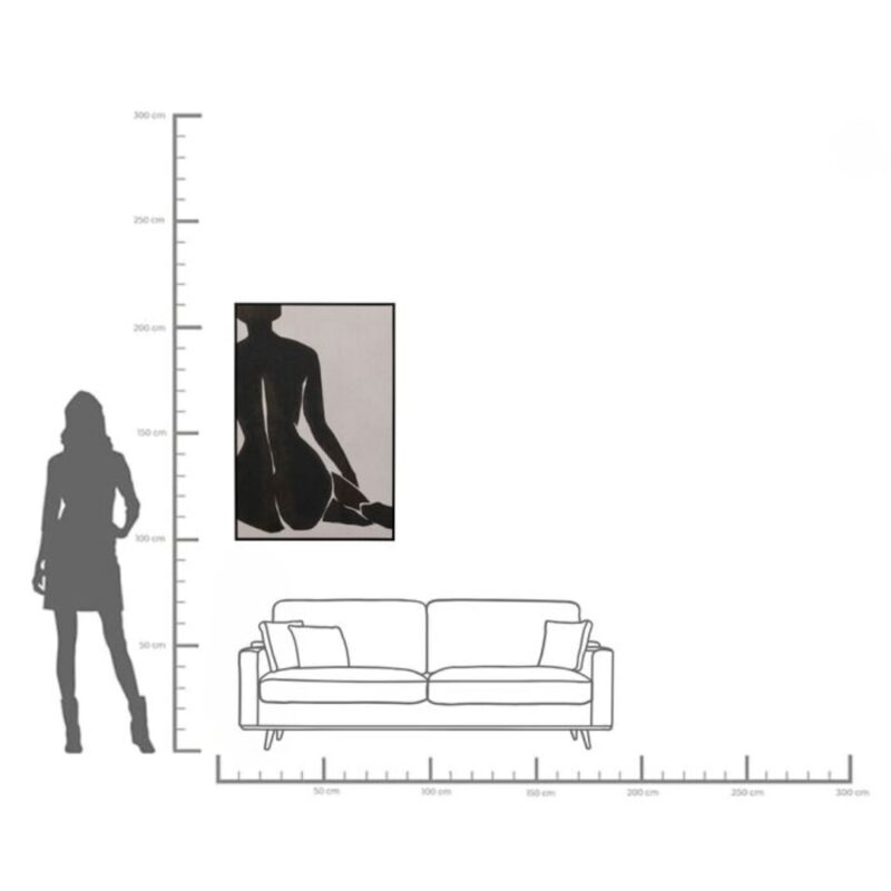 Canvas picture nude lady 70x110cm (5)