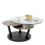 Coffee table avignon 80(+124)x80cm (2)