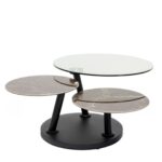 Coffee table avignon 80(+124)x80cm (3)