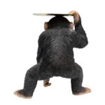 Deco figurine butler playing chimp black 52cm (6)