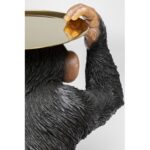 Deco figurine butler playing chimp black 52cm (8)