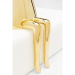 Deco figurine sitting rabbit heart gold 35cm (9)
