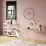 Desk polar chrome 8mm tempered glass (2)