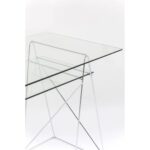 Desk polar chrome 8mm tempered glass (7)