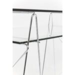 Desk polar chrome 8mm tempered glass (9)