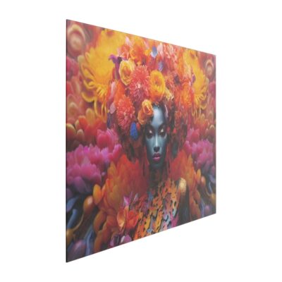 Glass picture flowers dream women 120x80cm (2)