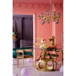 Pendant lamp atomic balls brass Ø75cm (10)