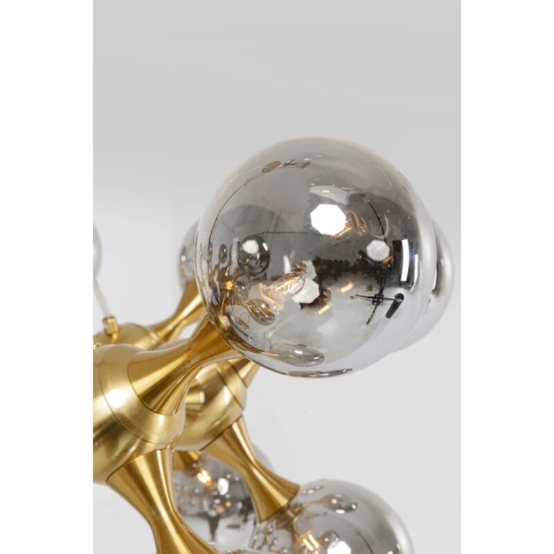 Pendant lamp atomic balls brass Ø75cm (7)