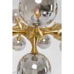 Pendant lamp atomic balls brass Ø75cm (8)