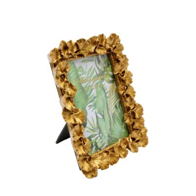 Picture frame ginkgo leaf gold 20x24cm (2)
