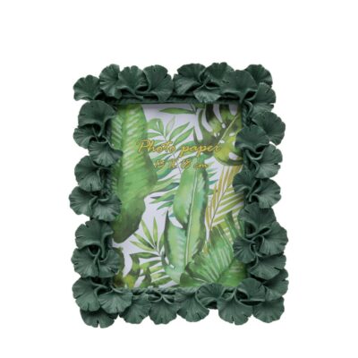 Picture frame ginkgo leaf green 20x24cm