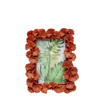 Picture frame ginkgo leaf orange 17x20cm