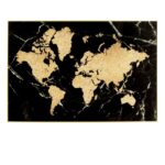 Picture world map 150x100cm
