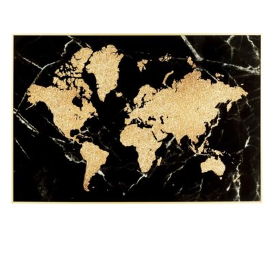 Picture world map 150x100cm