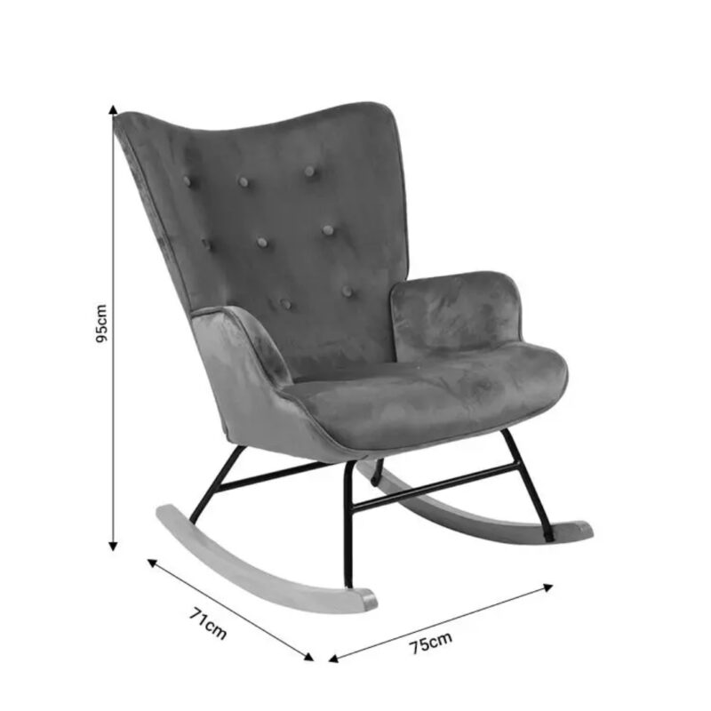 Rocking chair vivien beige (5)