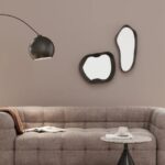 Wall mirror dynamic black 29x61cm (2)