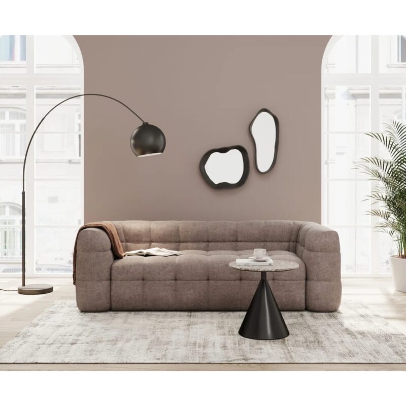 Wall mirror dynamic black 40x34cm (2)
