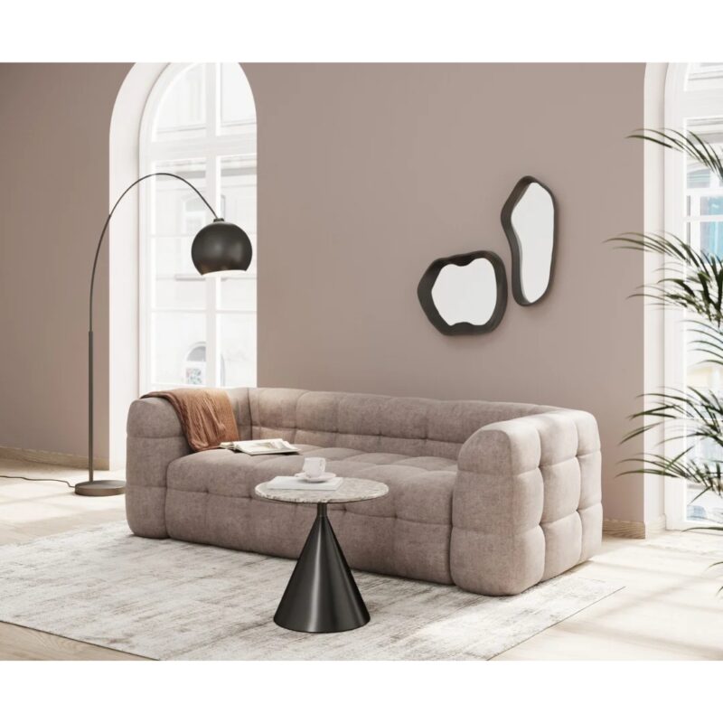 Wall mirror dynamic black 40x34cm (3)