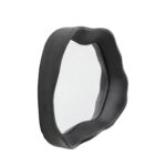 Wall mirror dynamic black 40x34cm (5)