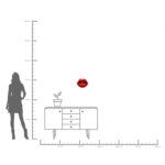 Wall object lips 30cm (3)