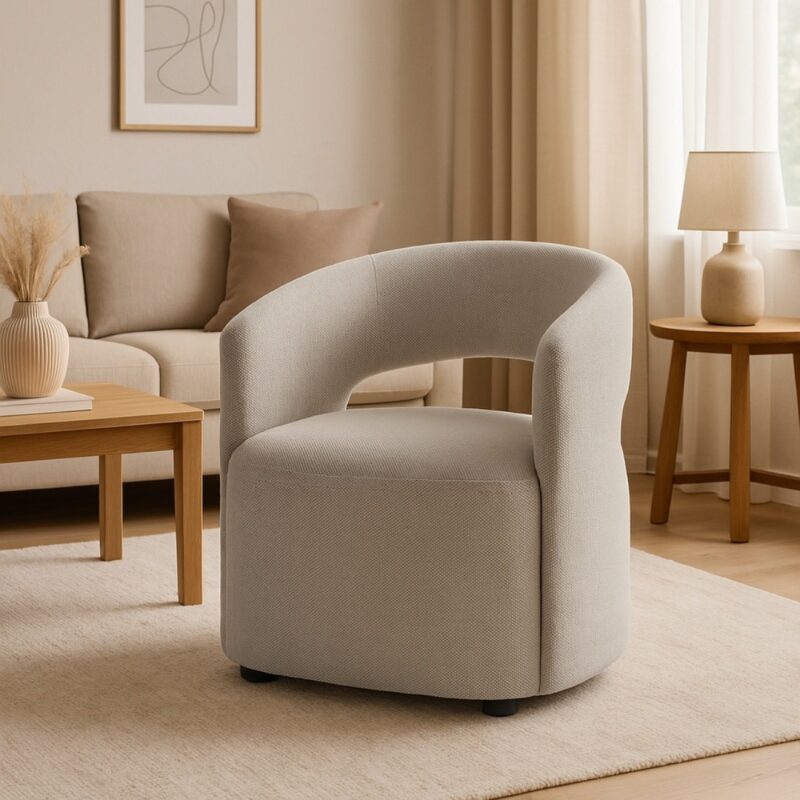 Armchair ivory (2)