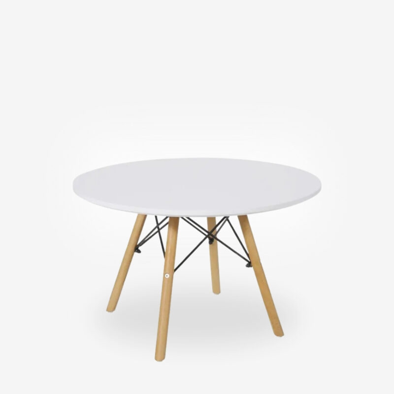 Children's table julita white Ø60cm