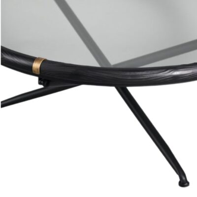 Coffee table colombo black Ø100cm (2)