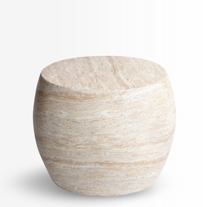 Coffee table lithos oval 62x43cm