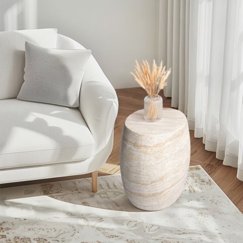 Coffee table lithos oval 62x43cm (6)