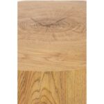 Coffee table madera natural black Ø80cm (6)