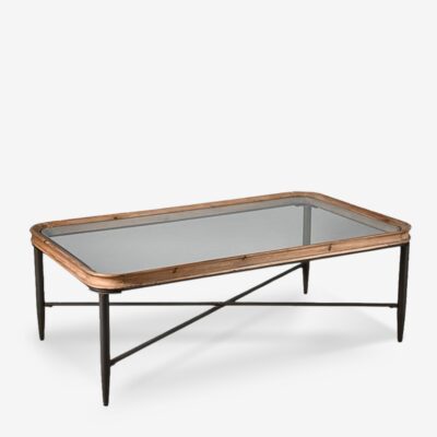 Coffee table marais natural black 122x71cm (2)