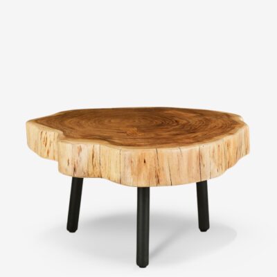 Coffee table raw natural Ø80cm