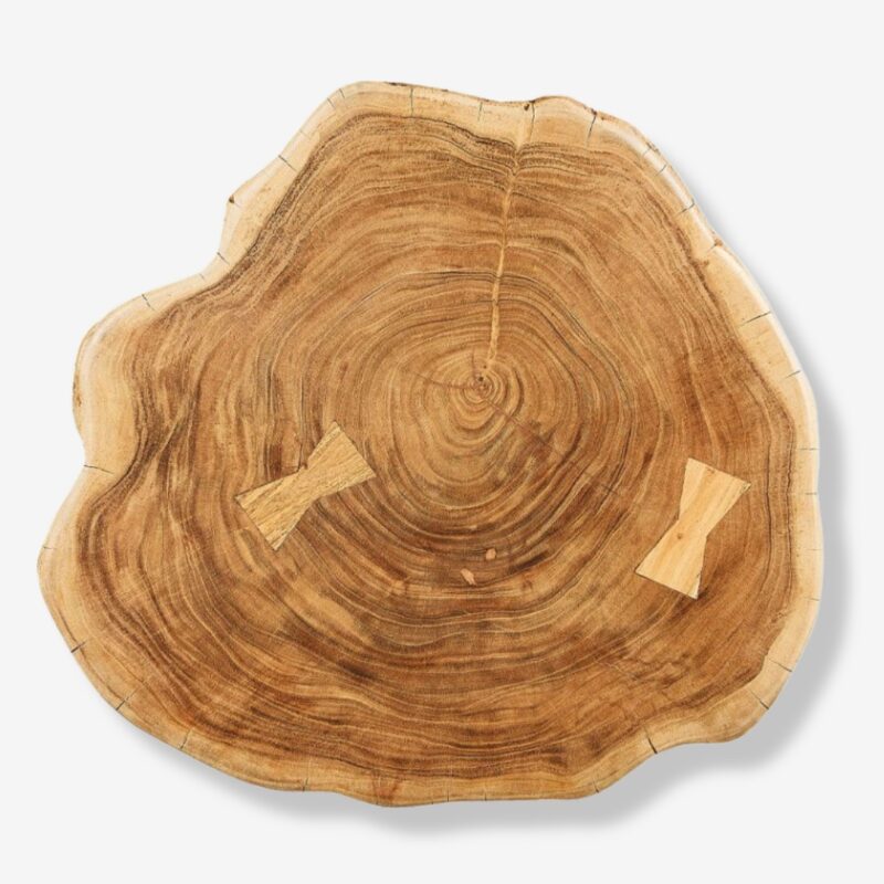 Coffee table raw natural Ø80cm (3)