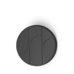Side table arches matt black Ø40.5cm (2)