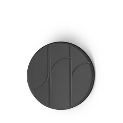 Side table arches matt black Ø40.5cm (2)