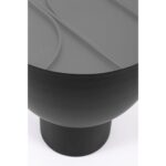 Side table arches matt black Ø40.5cm (3)