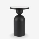 Side table bomb b&w 62.5cm