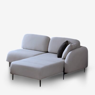 Sofa valencia rekamier grey 180cm