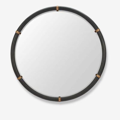 Wall mirror colombo black Ø100cm