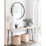 Wall mirror colombo black Ø100cm (6)